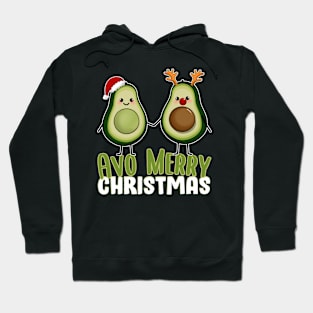 Christmas Avocados Avo Merry Christmas Hoodie